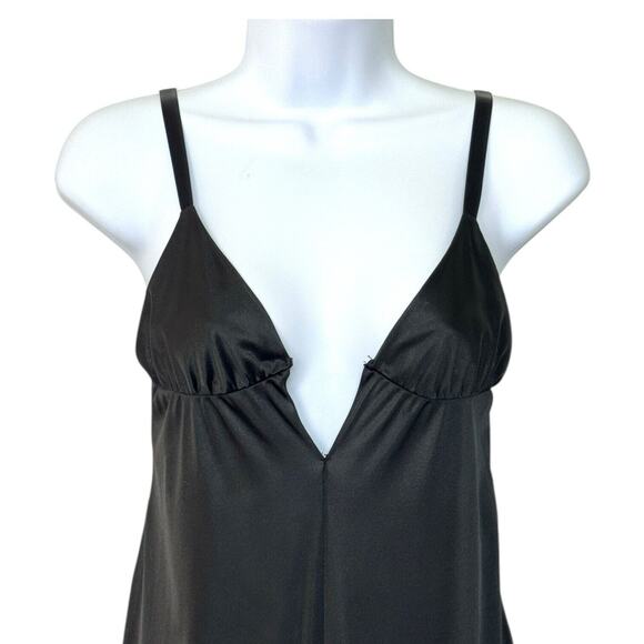 Vintage Glydons Maxi Slip Dress Womens 32 USA Hollywood Babydoll Goth Witchy Y2K - Picture 4 of 16